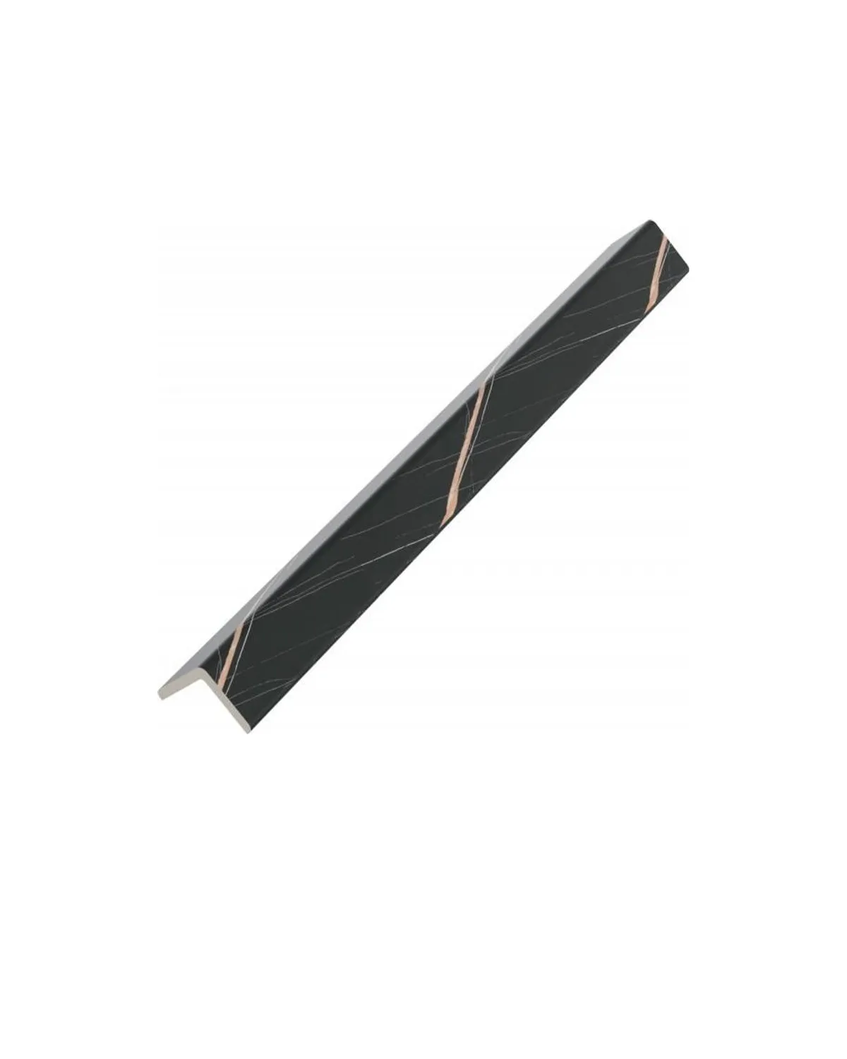 Black marble finish, Corner-2601 panel swatch