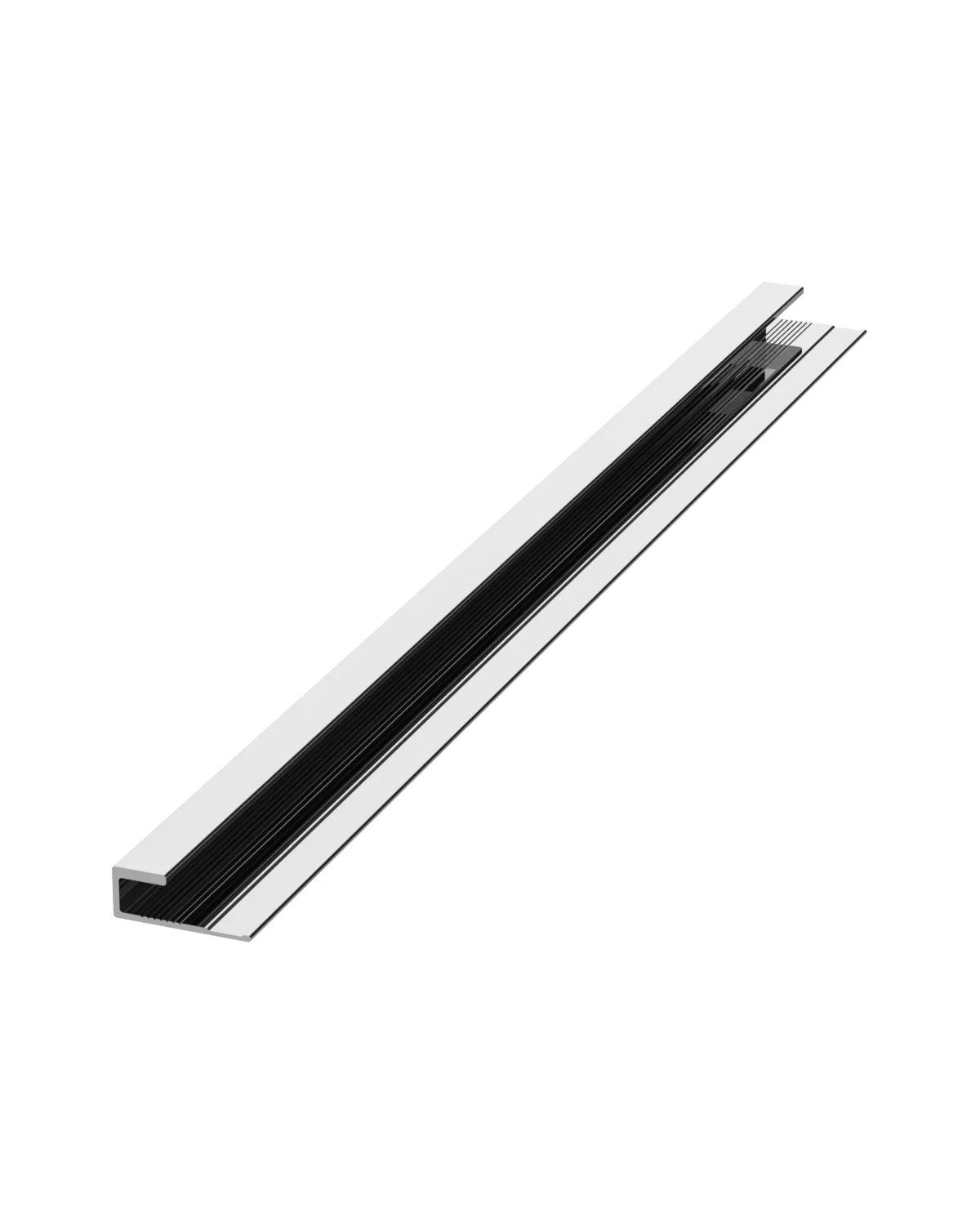 Silver finish, LW135-S panel swatch